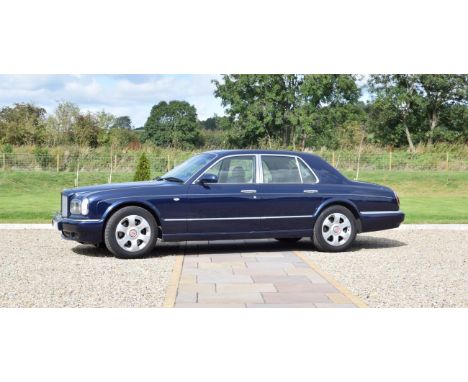 2001 Bentley Arnage Red Label Registration number: MX51 NRZ Date of first registration: 28 09 2001 VIN number: SCBLC31E61CH06