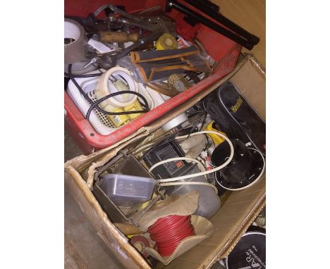 2 boxes of tools 