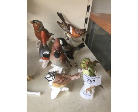 8 Goebel birds 