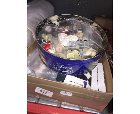 A collection of vintage buttons. 