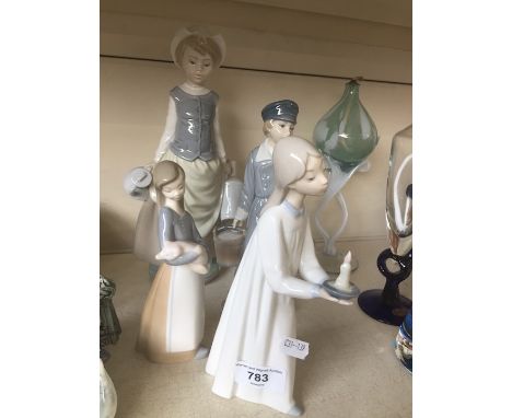4 pieces Lladro 