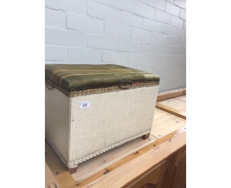 A vintage bedding box/stool. 