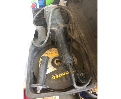 A Powercraft angle grinder 