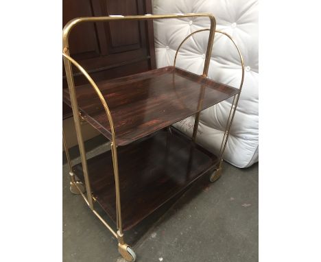 A vintage folding trolley. 
