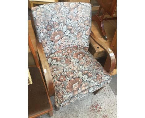 A vintage Cintique occasional chair. 