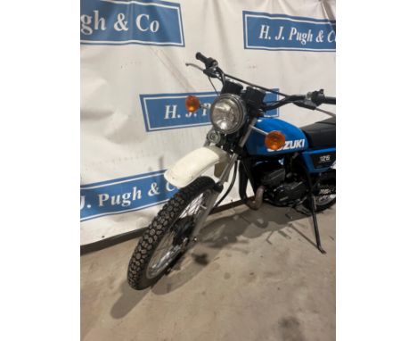 Suzuki TS125 motorcycle. Runs and rides well. 125ccComes with TS125 owners manual. Reg VRL 320S, V5 and keys 