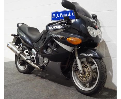 Suzuki GSXF 600 motorcycle, 2000, 600cc.Comes with owners manual and some history.Reg. X484 NVW, V5 and keys 