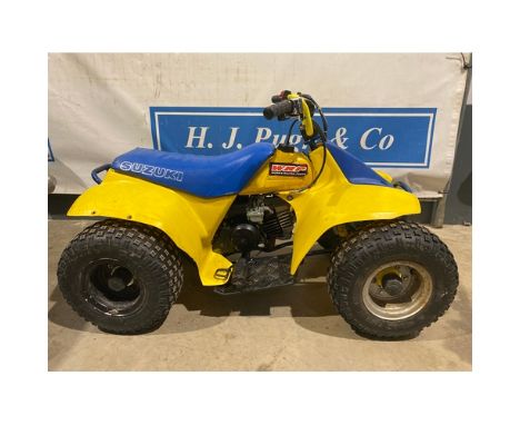 Suzuki childs quad bike. 1990s. 50cc. 2 Stroke. Runs and rides and starts first try.