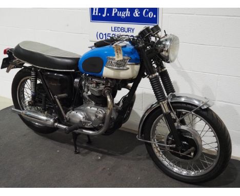 Triumph Trophy TR6 SS, 1965. Frame no. TR6SSDU22764 Engine no. TR6SSDU22764 Runs and rides with new carburettor. Has large ta