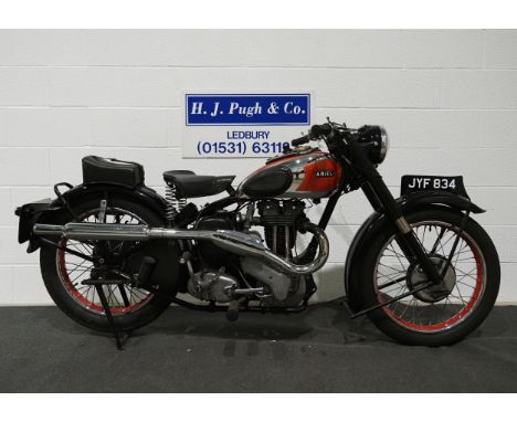 Ariel NG 350 motorcycle, 1948.Frame no. BP13369Engine no. AJ1594Has been restored over a few years from 2010 onwards, engine 