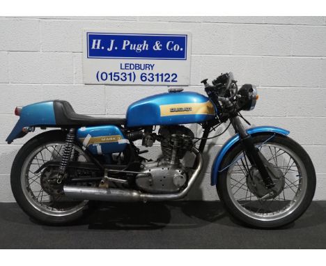 Ducati Mk3 250 motorcycle, 1974, 250cc.Frame no. 103897Engine no. 112214Good restoration project, comes with technical inform