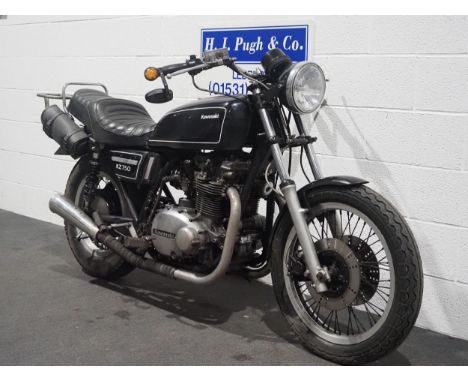 Kawasaki KZ750 Twin motorcycle. 1982. 749cc. Frame No. KZ750Y-000844Engine No. KZ750BE061030Runs and rides, MOT until 13.7.23