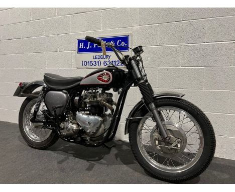TriBSA 650 motorcycle, 1958Frame no. FB311914Engine no. 6T-016048BSA frame with a Triumph 650cc engine, runs and rides well, 
