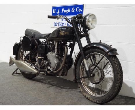 Velocette Mac 1948, 350cc.Frame no. 11742Engine no. 4981Has been stored for some years so will need recommissioning, engine t