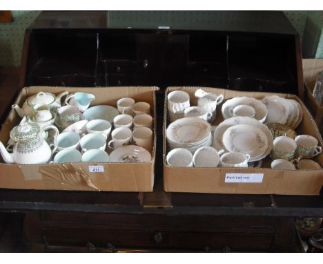 A quantity of 20th century part-tea sets to include: Royal Doulton, Royal Albert, Royal Worcester and others.