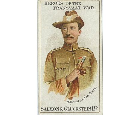 SALMON & GLUCKSTEIN, Heroes of the Transvaal War, Baden Powell, Brocklehurst & Buller, VG, 3