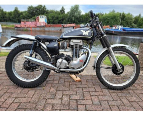 1961 Matchless 350 G3C Trials model. Not Registered with the DVLA. Frame Number C9854, Engine Number 61/G3C2233. Sold with a 