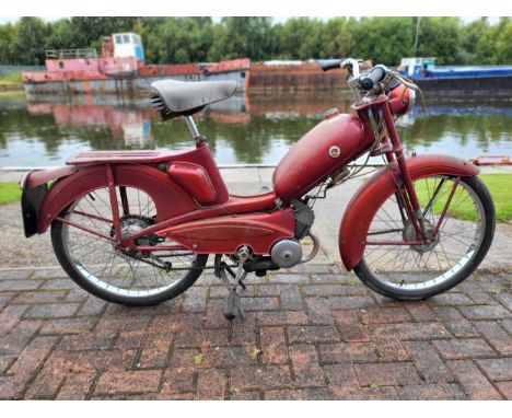 1963 Phillips Panda Mk3 Moped, 50cc. Registration Number PAG 153A, Frame Number 1P3524, Engine Number R36923. Sold with V5C a
