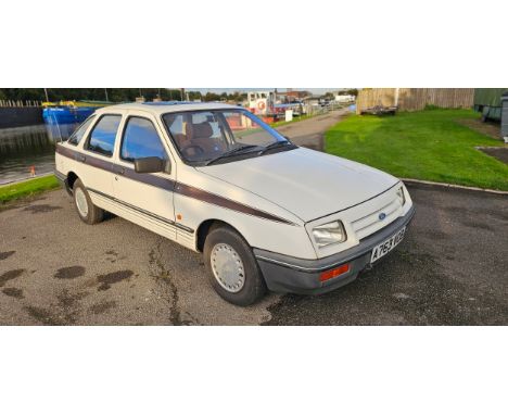 1983 Ford Sierra 2.0 GL, Swift Special edition, auto, 1993cc. Registration number A763 VOB. VIN number SFAAXXBABADY55599. Eng