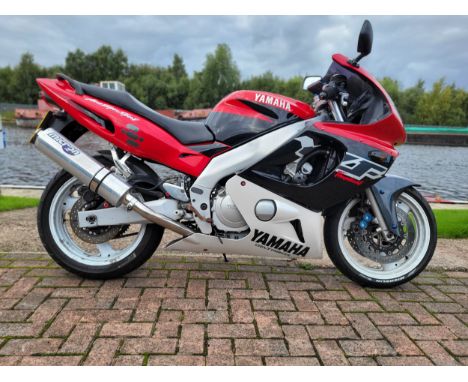 1998 Yamaha YZF 600R, Thundercat, 599cc. Registration number S317 RUY. Frame number JYA4TV00000040058. Engine number 4TV00394
