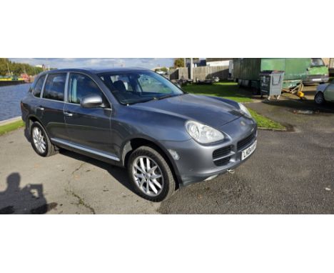 2004 Porsche Cayenne Tiptronic S, 3,189cc. Registration number LK04 WYR. VIN number WP1ZZZ9PZ4LA01566. Engine number FD004142