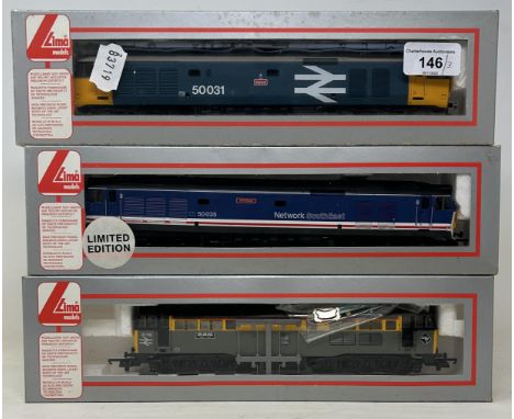 A Lima OO gauge locomotive, No 20501A4, and No 205206A4, and another (3) 