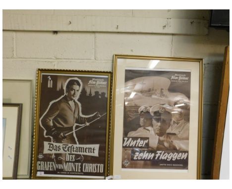 TWO VINTAGE STYLE FILM POSTERS   