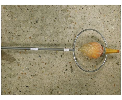 RETRO CHROMIUM WALL MOUNTED TORCH FORMED LIGHT FITTING   