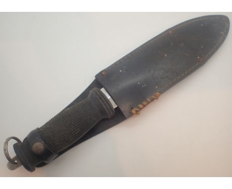 Vintage Solar steel divers sheath knife
