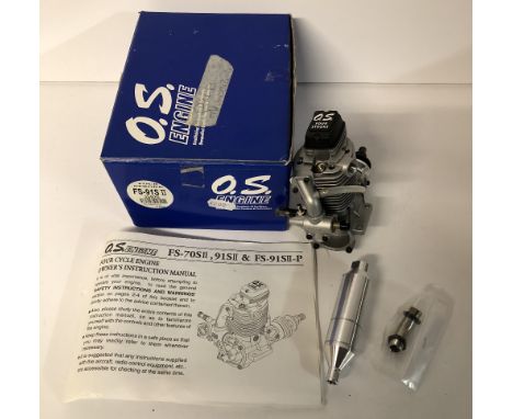 OS four stroke RC radio control engine FS91S II 35920 ununsed in box with instructions