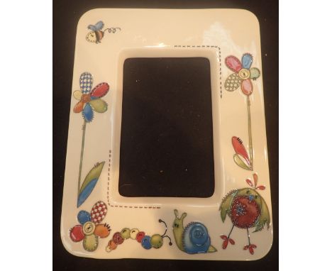 Large Moorcroft Nursery picture frame H: 26 cm