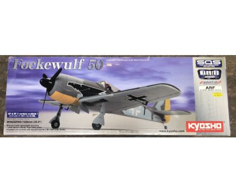 Kyosho Fockewulf 50 RC radio control aircraft unbuilt model not boxed Wing Span: 1420 mm CONDITION REPORT: we do not confirm 