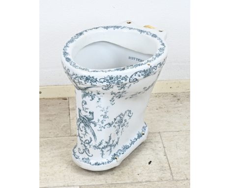 English porcelain toilet bowl. Made by TC Brown Westhead, Moore &amp; Co. by Royal appointment potters to Her Majesty. Cauldo