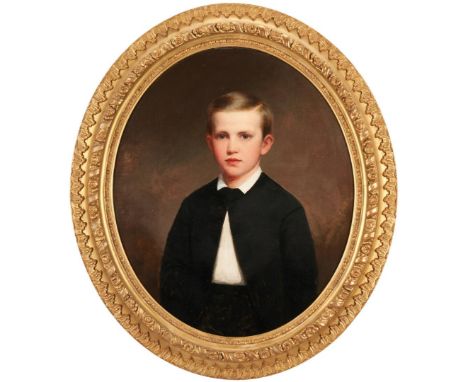 Attributed to Washington Bogart Cooper (Tennessee, 1802-1888), Southern oil on canvas oval portrait of William Robinson Corne