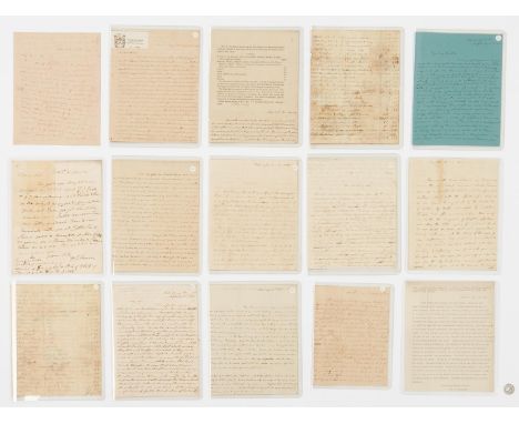 Letter archive related to the Randolph family of Virginia, including Mr. and Mrs. Thomas Jefferson Randolph, Lewis Meriwether