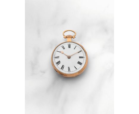J. Mitchell, Cornhill, London. Montre de gousset à cadran ouvert en or jaune 18K (750) remontoir à clefJ. Mitchell, Cornhill,