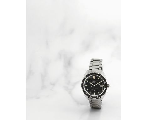Omega. Montre bracelet en acier avec date mouvement automatiqueOmega. A stainless steel automatic calendar bracelet watch Mod