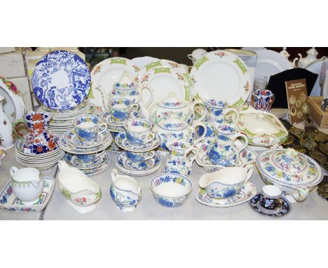 Mason's Ironstone Regency tea and dinner ware including tureen, dinner plate, teapot, teacups and saucers, coffee pot etc. oc