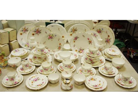 Royal Crown Derby Derby Posies pattern tea, coffee and dinner settings including sandwich plates, dinner plates, coffee cups 