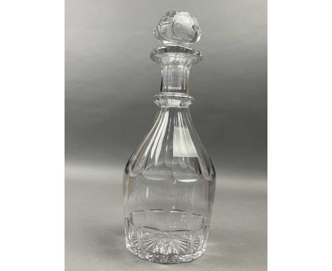 GLASS DECANTER,along with ceramic jugs and other ceramics