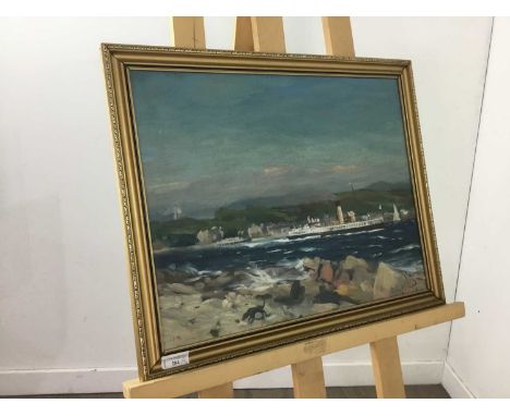 FIVE PAINTINGS,by various artists including Donald Swan, and a Victorian portrait among others, all framed, the largest 50cm 
