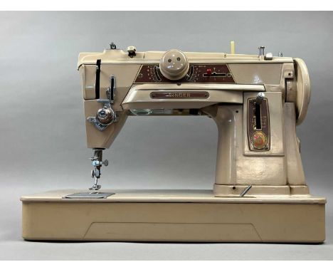 VINTAGE SINGER SEWING MACHINE,along with a Jones sewing machine (2)Unfortunately we are unable to test if the sewing machines