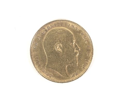 An Edward VII sovereign, 1905 (M)
