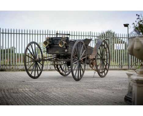 Automobilia Vehicle - A 'barnfind' 1904 Historic Holsman Model 3 two-seat High Wheeler Horseless Carriage Runabout Piano body