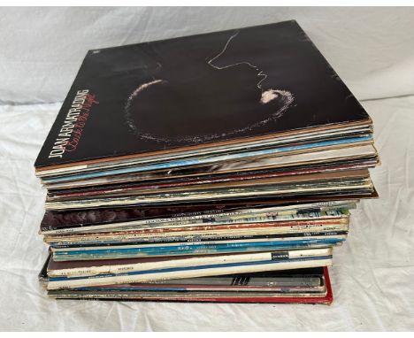 A collection of 54 Rock &amp; Pop Vinyl Albums from the 70/80s to include Procol Harum, Genesis, Barclay James Harvest, David