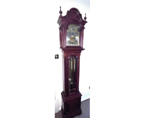 A modern Tempus Fugit longcase clock, Clockart Oporto. Robert Grant of London. 216cm h.