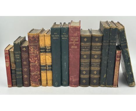 Dickens, Charles. Oliver Twist. London. Chapman & Hall 1850. Frontis, stained. Half calf, marbledboards; Dickens, Charles. Ba