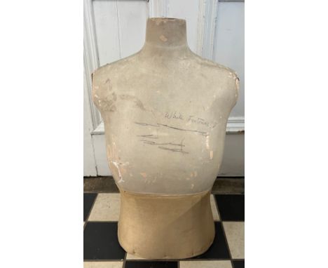 A vintage clothes dummy. 62cm h. 