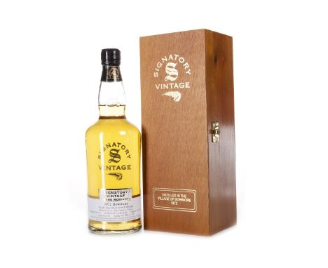 BOWMORE 1972 SIGNATORY VINTAGE AGED 30 YEARS Active. Bowmore, Islay. Distilled 18 February 1972, matured in cask no. 929, bot