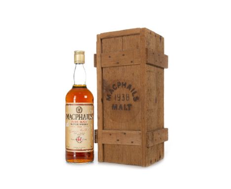 MACPHAIL'S 1938 44 YEARS OLD Blended Malt Scotch Whisky 75cl, 40% volume, in wooden box.